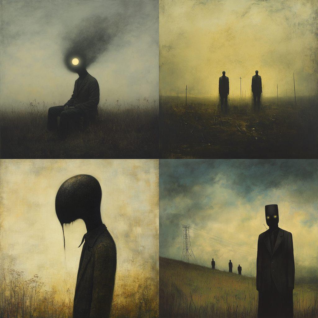 Matt Mahurin style, Midjourney V6.1, render 1 of 4