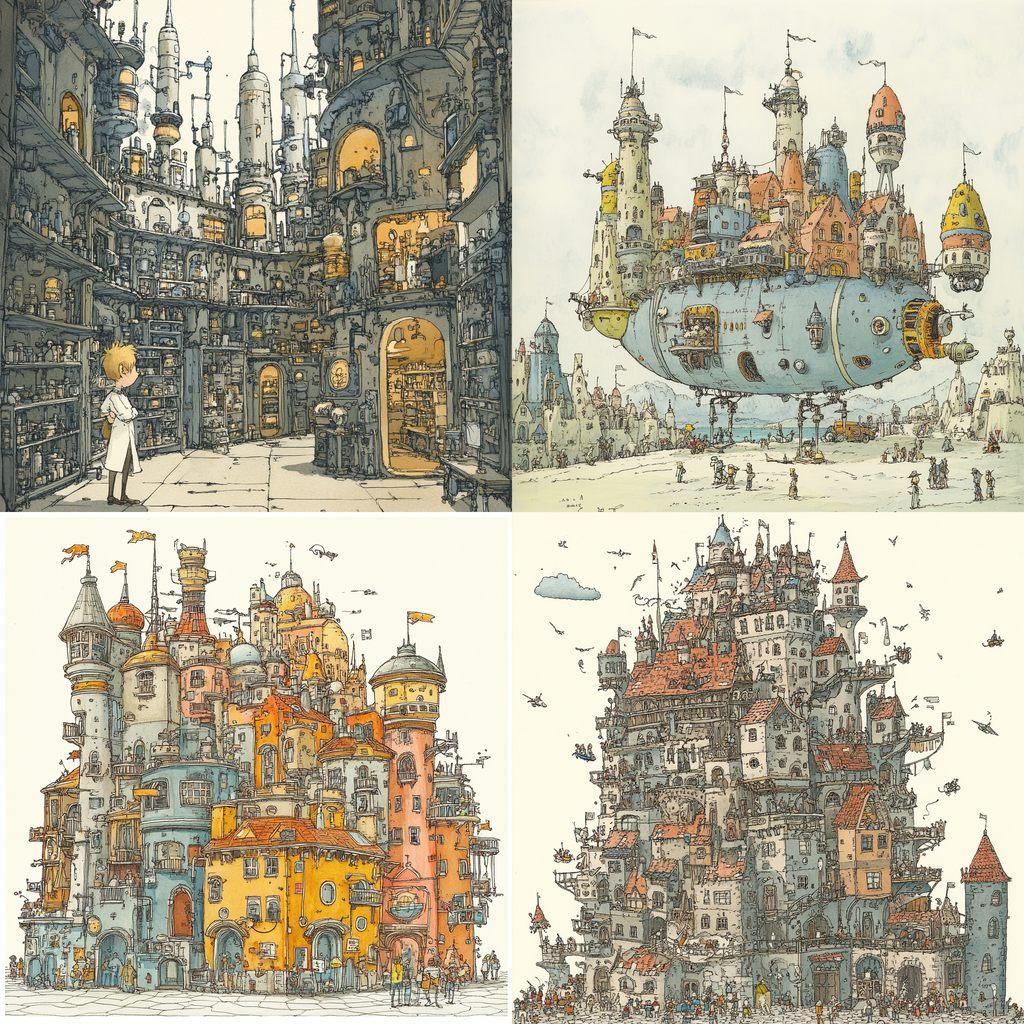 Mattias Adolfsson style, Midjourney V6.1, render 1 of 4