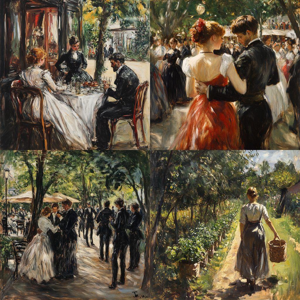 Max Liebermann style, Midjourney V6.1, render 1 of 4