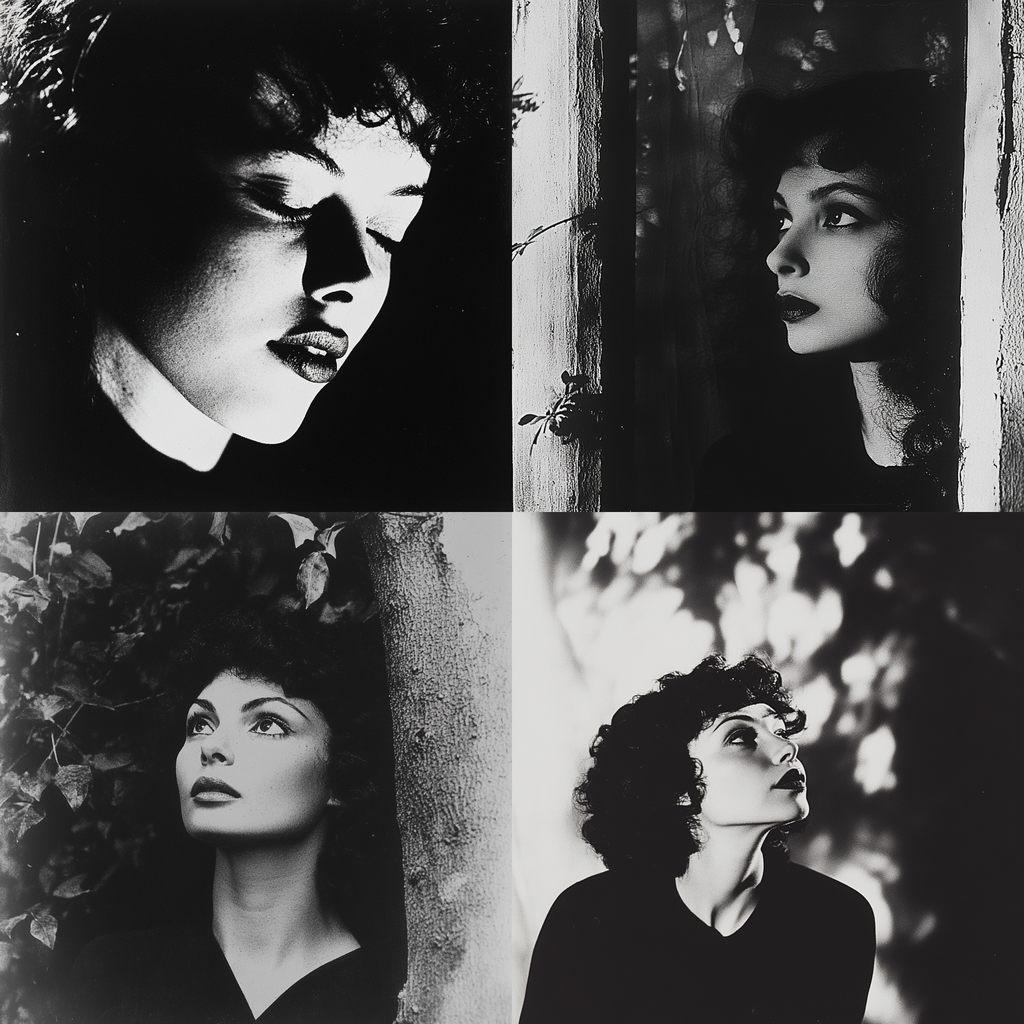 Maya Deren style, Midjourney V6.1, render 1 of 4