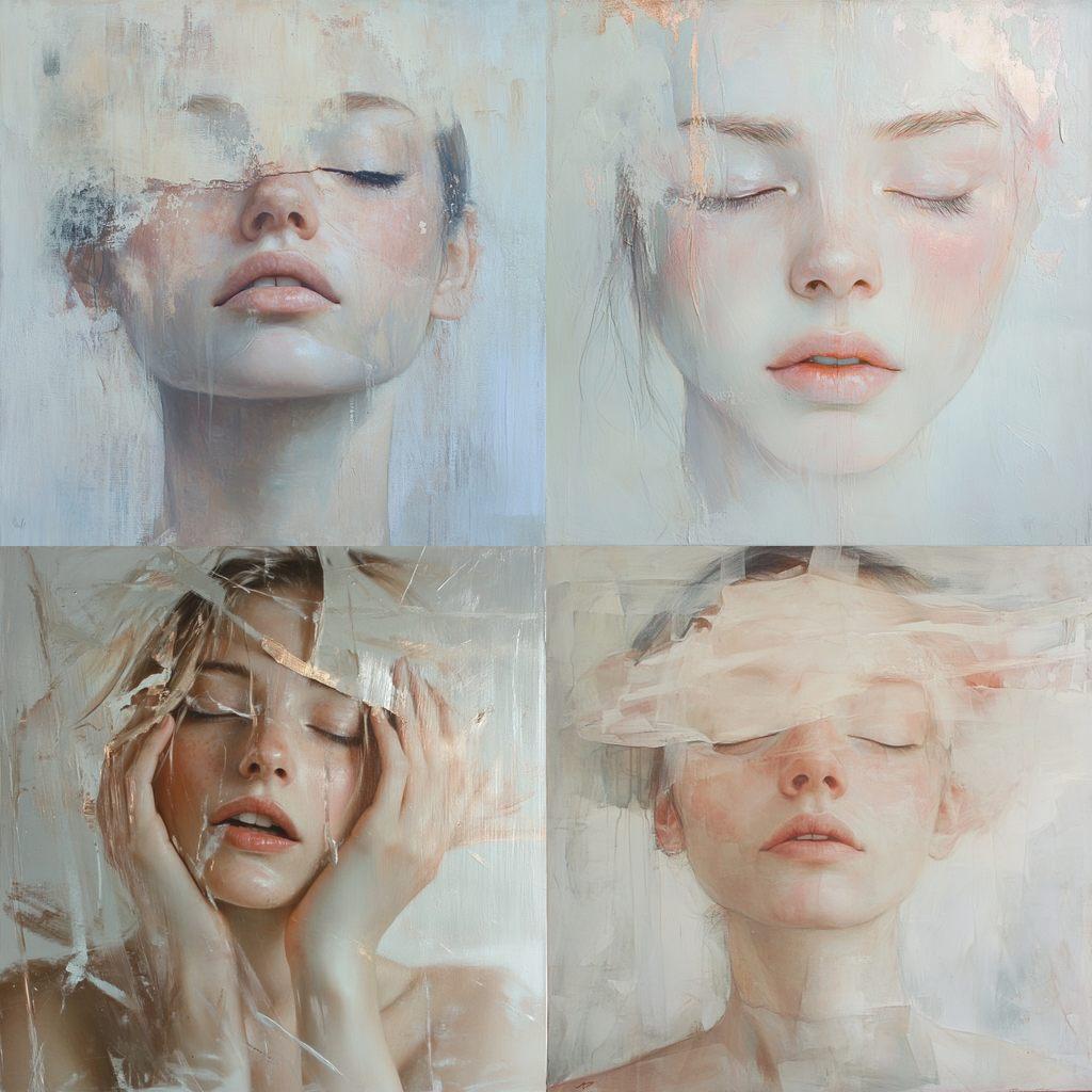 Meredith Marsone style, Midjourney V6.1, render 1 of 4