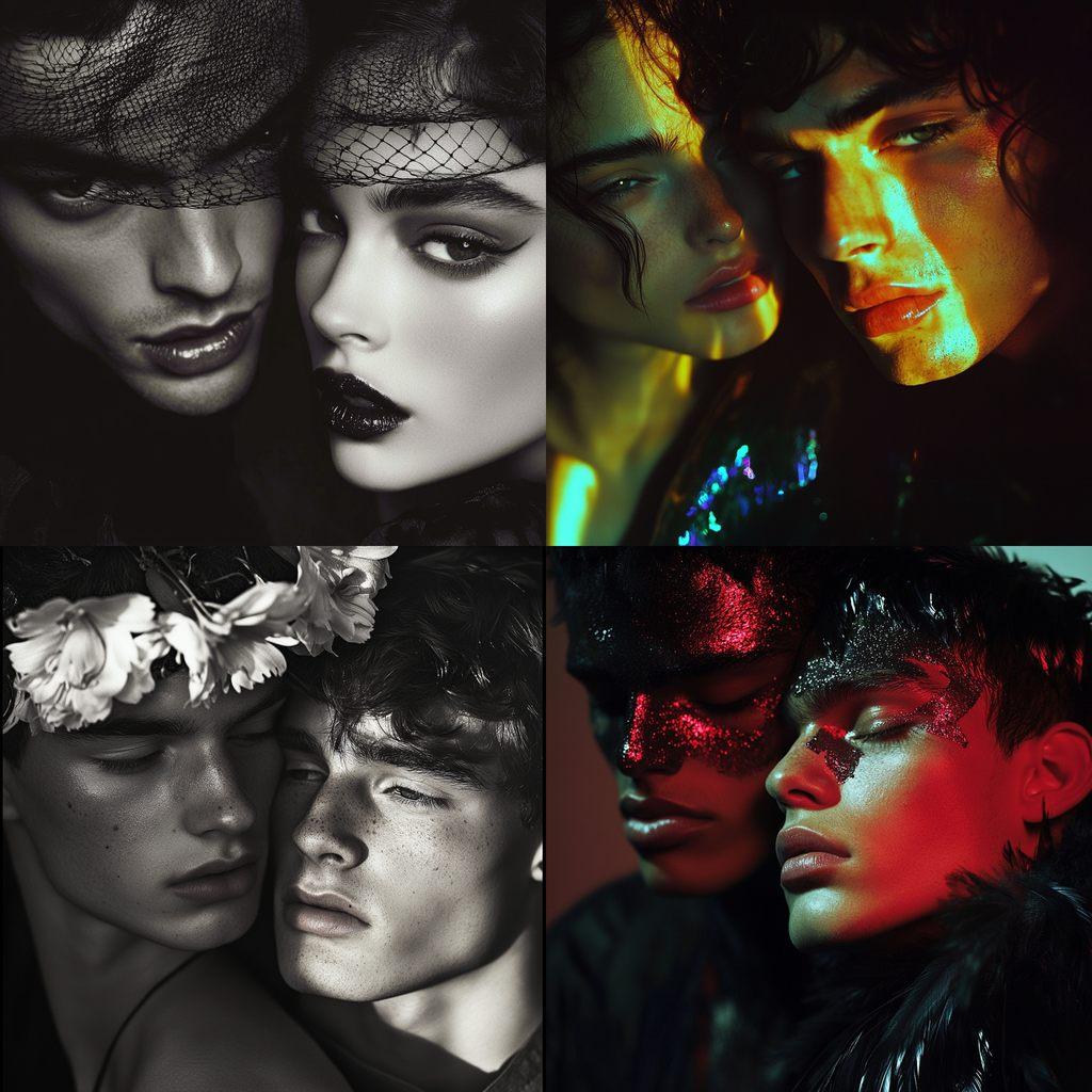 Mert and Marcus style, Midjourney V6.1, render 1 of 4