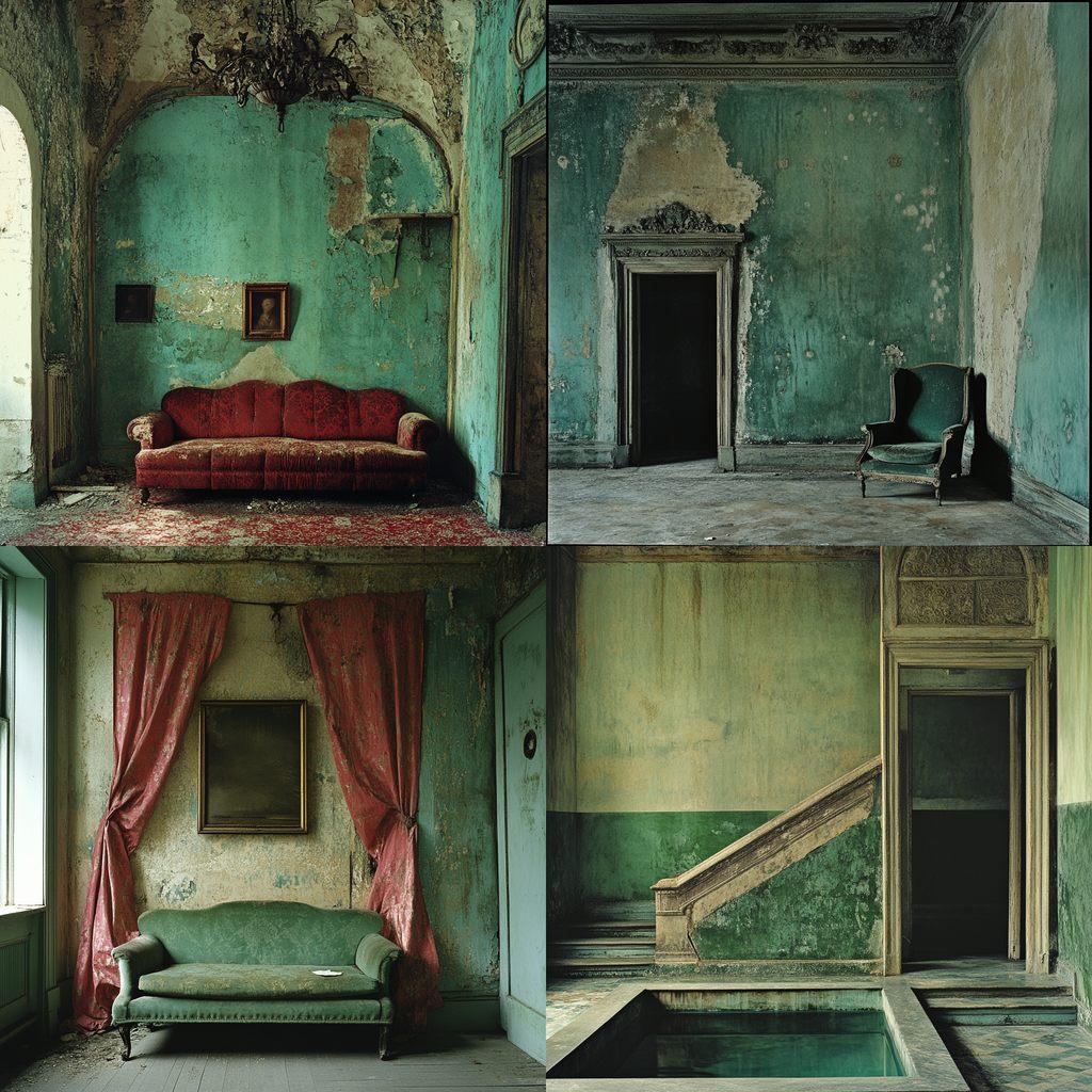 Michael Eastman style, Midjourney V6.1, render 1 of 4