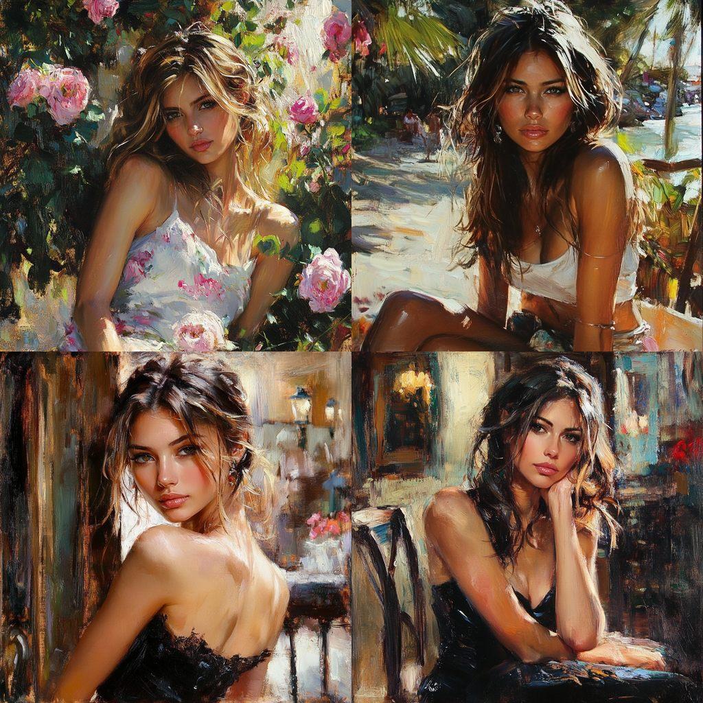 Michael Garmash style, Midjourney V6.1, render 1 of 4