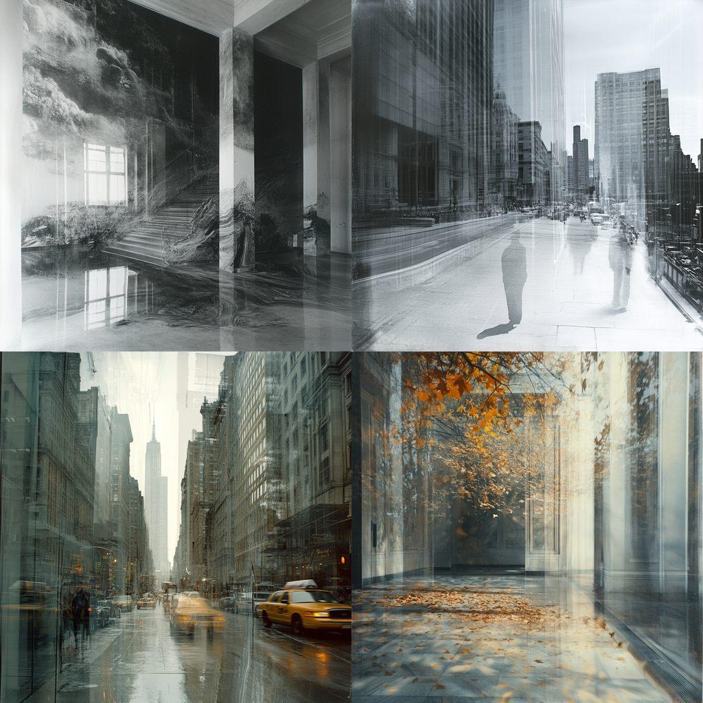 Michael Wesely style, Midjourney V6.1, render 1 of 4