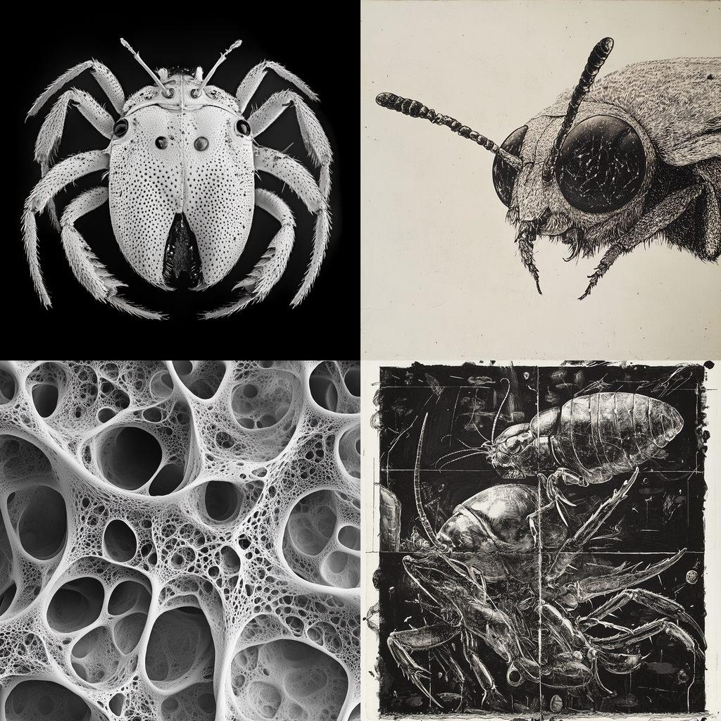 Micrographia style, Midjourney V6.1, render 1 of 4