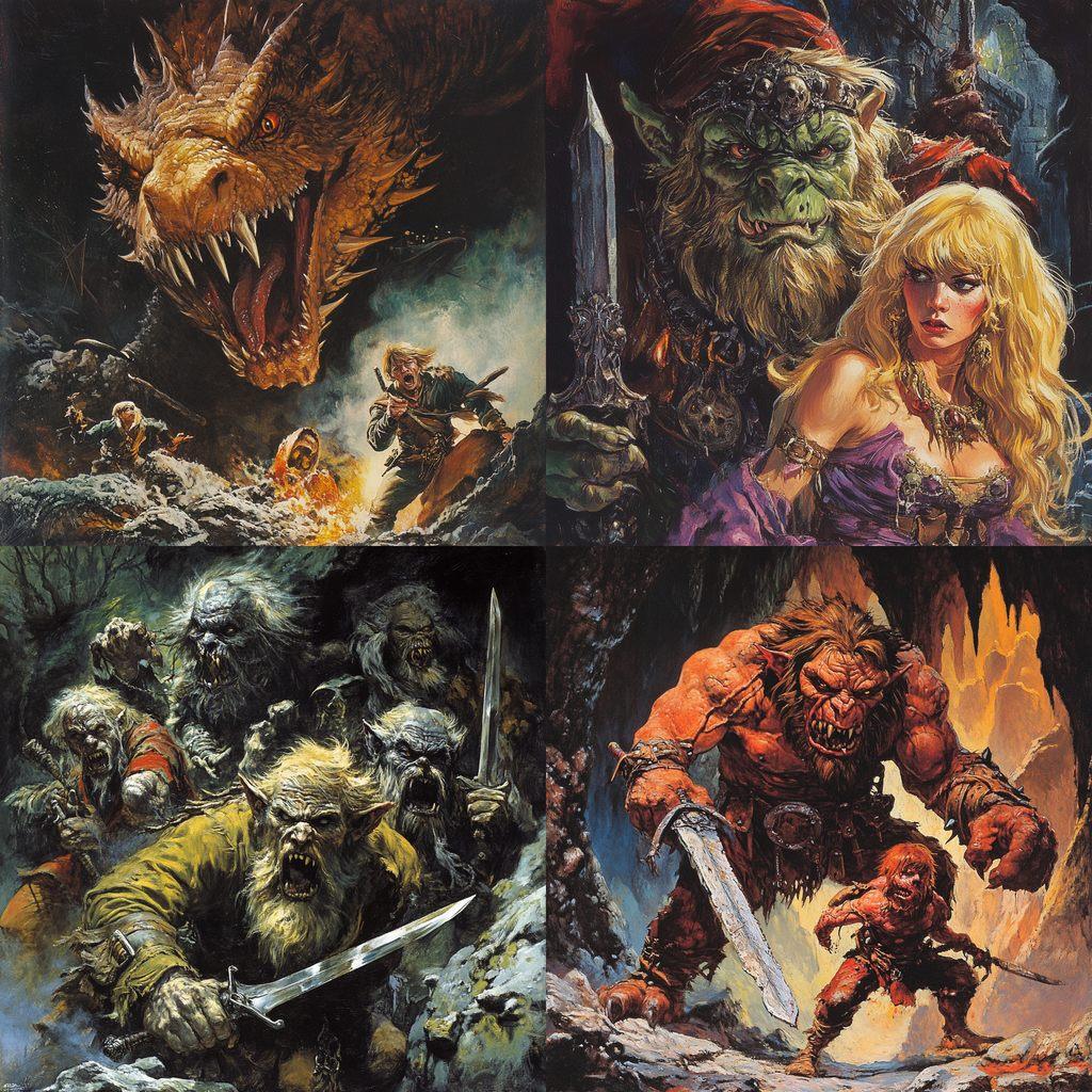 Mike Ploog style, Midjourney V6.1, render 1 of 4