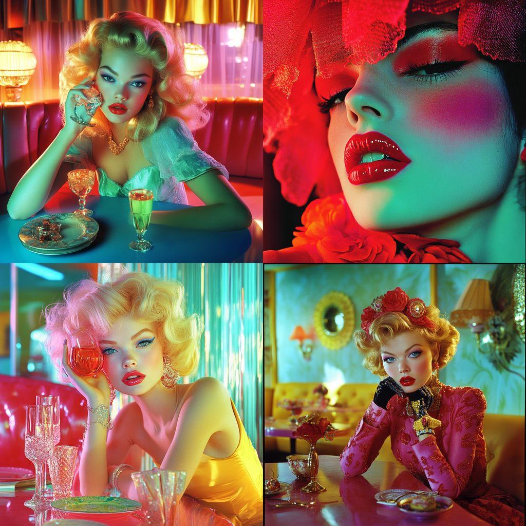 Miles Aldridge style, Midjourney V6.1, render 1 of 4