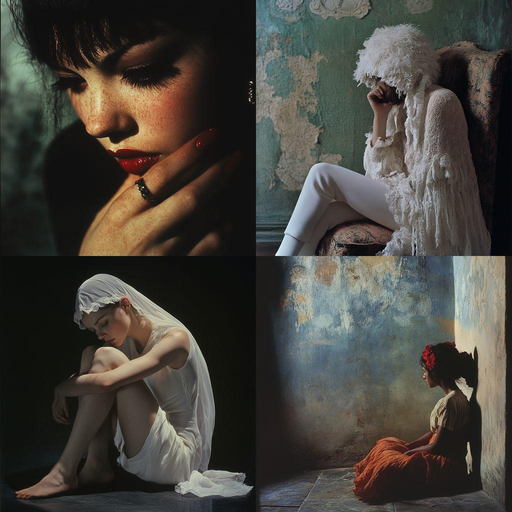 Milton H. Greene style, Midjourney V6.1, render 1 of 4