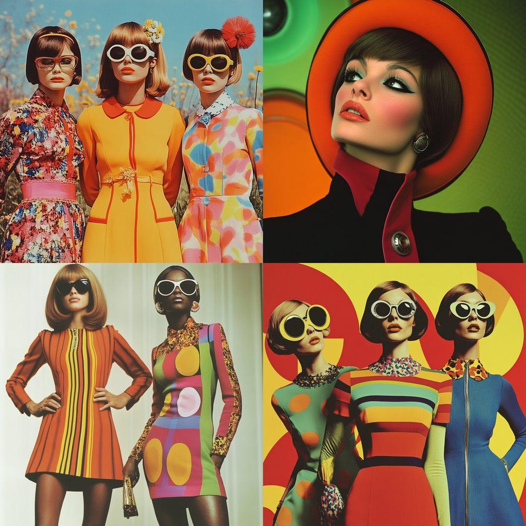 Mod fashion style, Midjourney V6.1, render 1 of 4