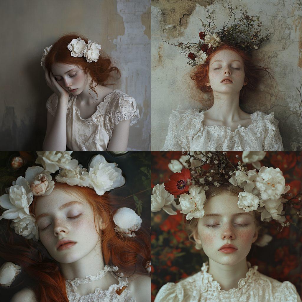 Monia Merlo style, Midjourney V6.1, render 1 of 4