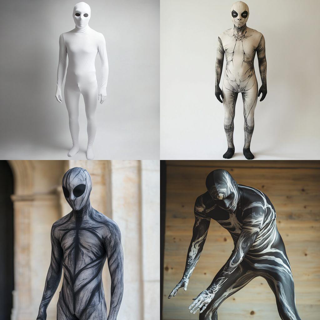 Morphsuits style, Midjourney V6.1, render 1 of 4