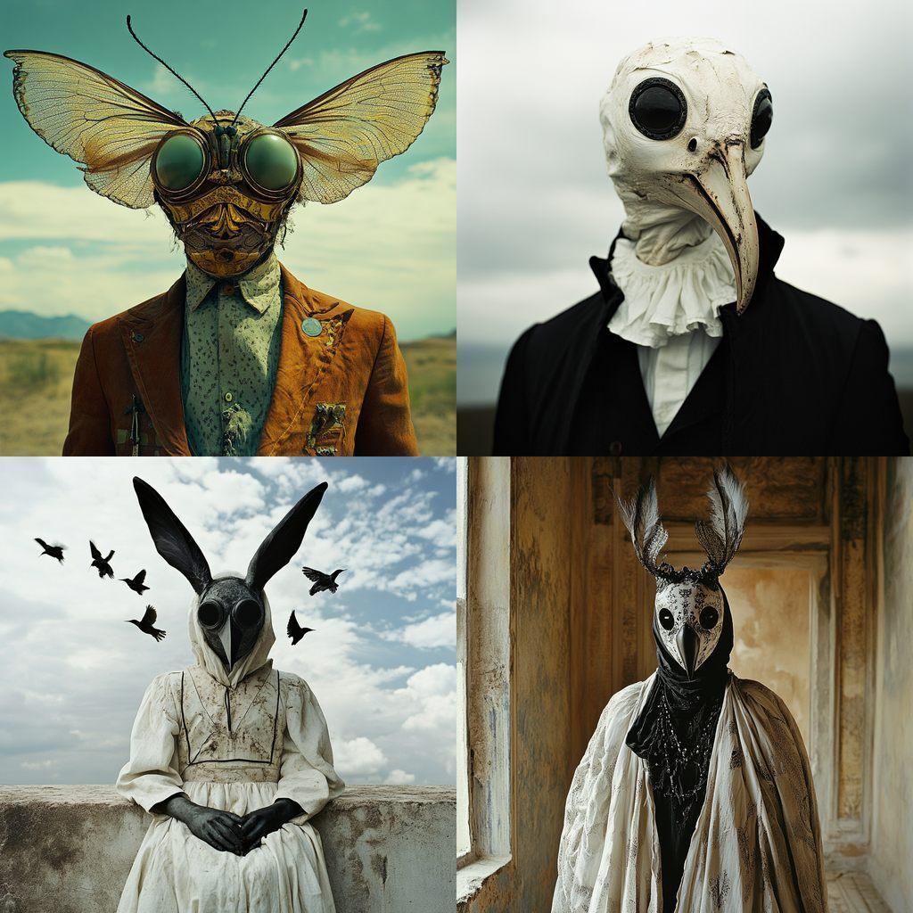 Mothmeister style, Midjourney V6.1, render 1 of 4