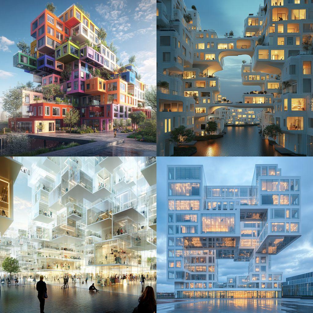 MVRDV style, Midjourney V6.1, render 1 of 4