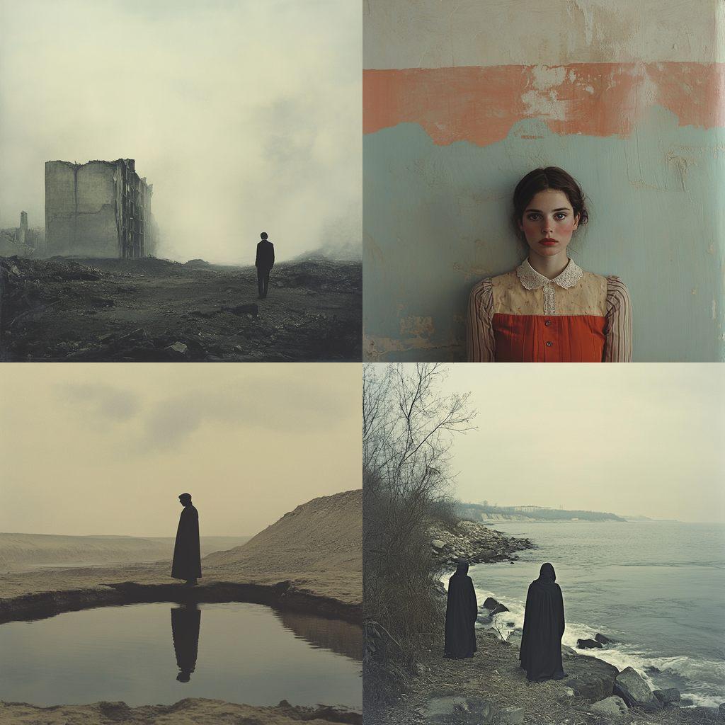 Nadav Kander style, Midjourney V6.1, render 1 of 4