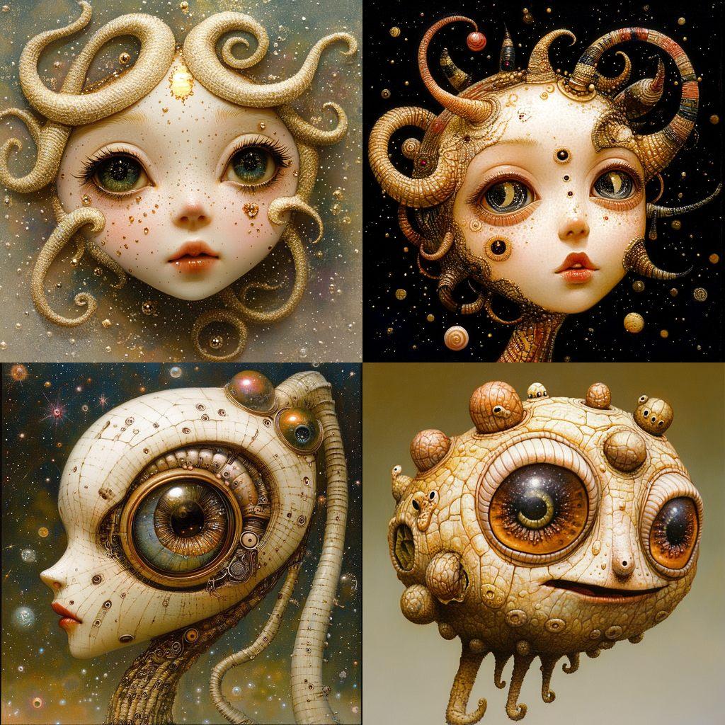 Naoto Hattori style, Midjourney V6.1, render 1 of 4