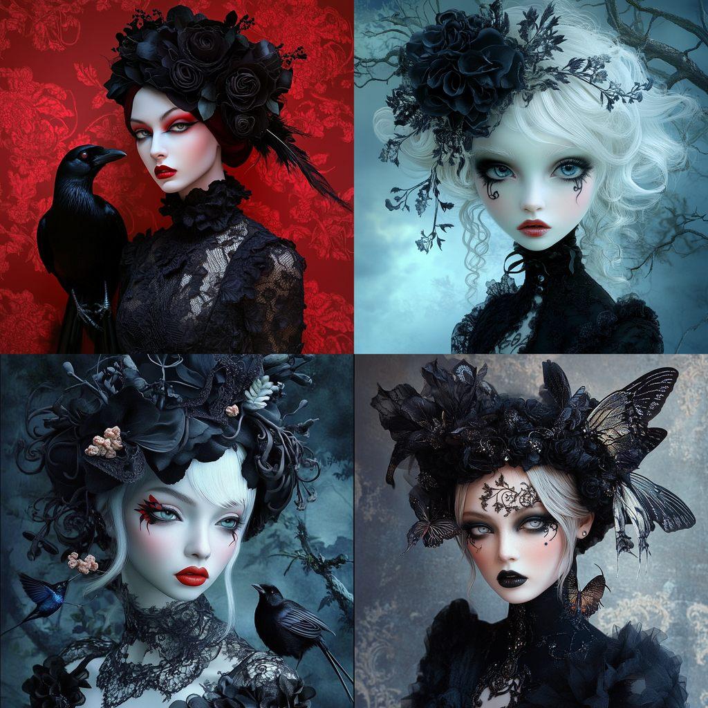 Natalie Shau style, Midjourney V6.1, render 1 of 4