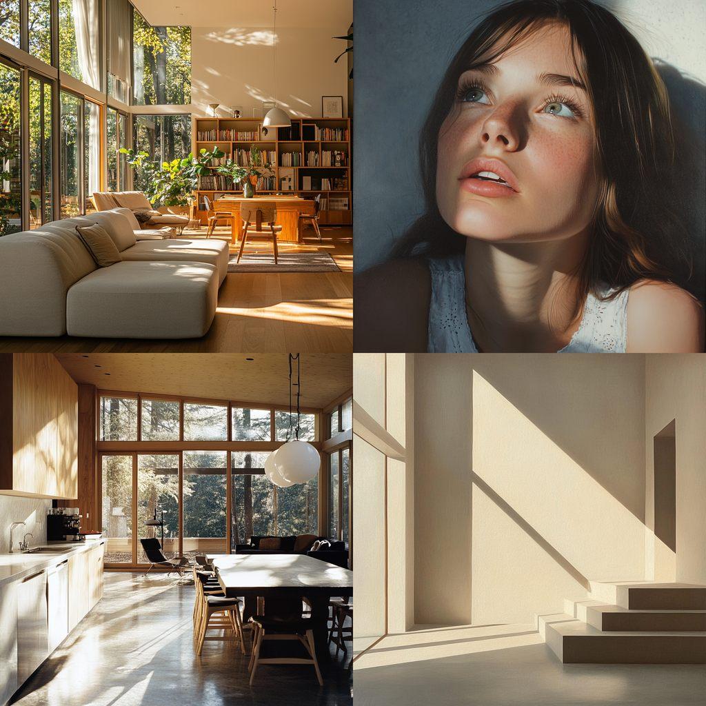 Natural lighting style, Midjourney V6.1, render 1 of 4