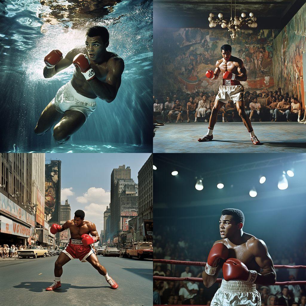 Neil Leifer style, Midjourney V6.1, render 1 of 4