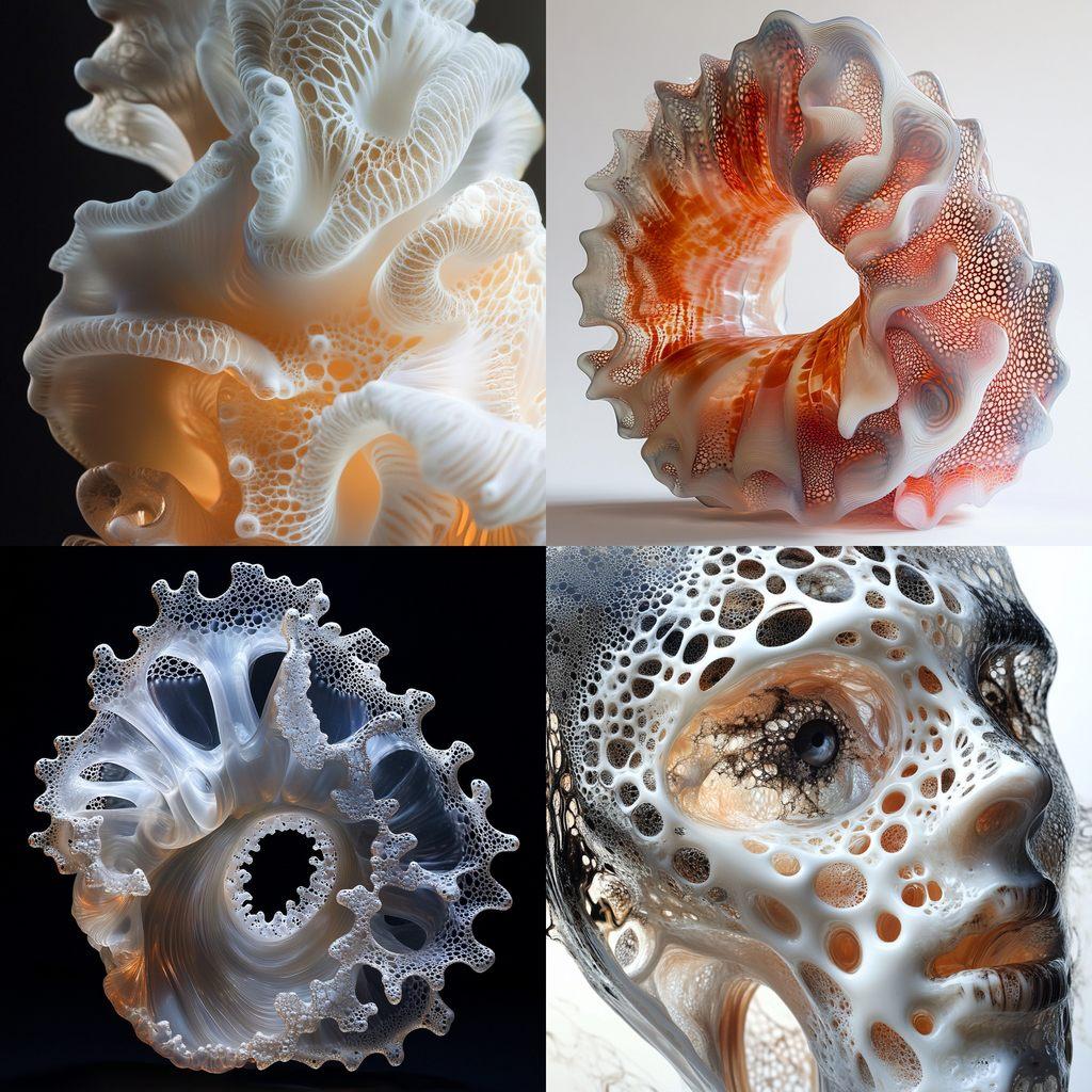 Neri Oxman style, Midjourney V6.1, render 1 of 4