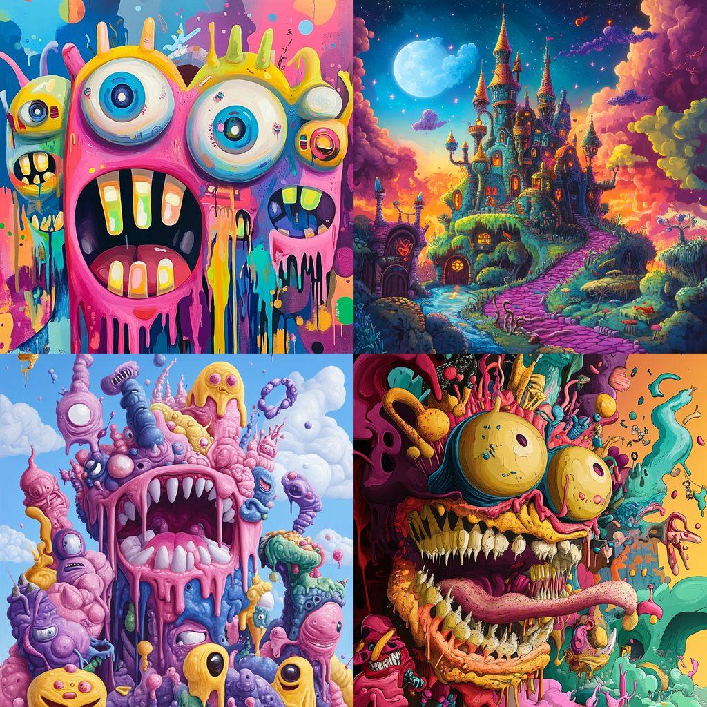 Nickelodeon style, Midjourney V6.1, render 1 of 4