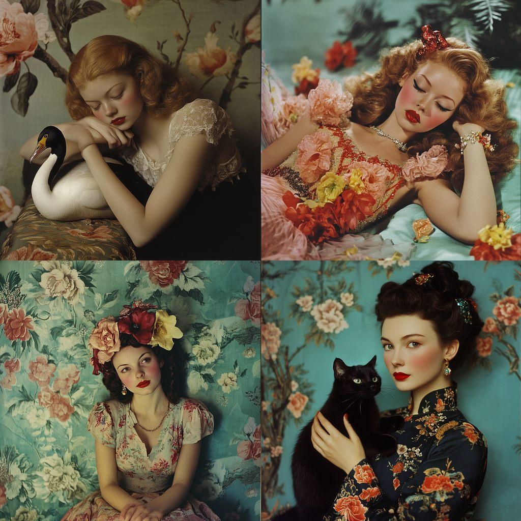 Nickolas Muray style, Midjourney V6.1, render 1 of 4