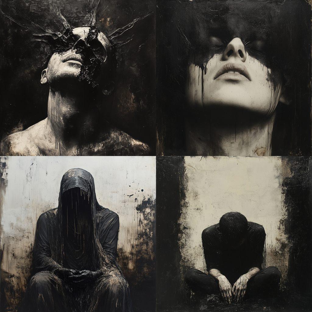 Nicola Samori style, Midjourney V6.1, render 1 of 4