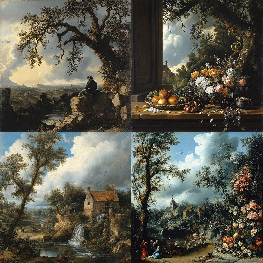 Nicolaes van Verendael style, Midjourney V6.1, render 1 of 4