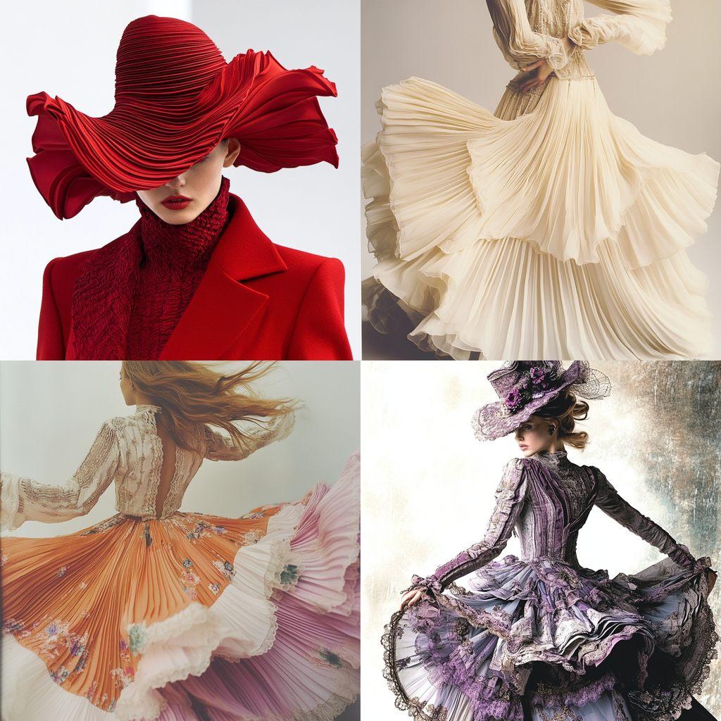 Nina Ricci style, Midjourney V6.1, render 1 of 4