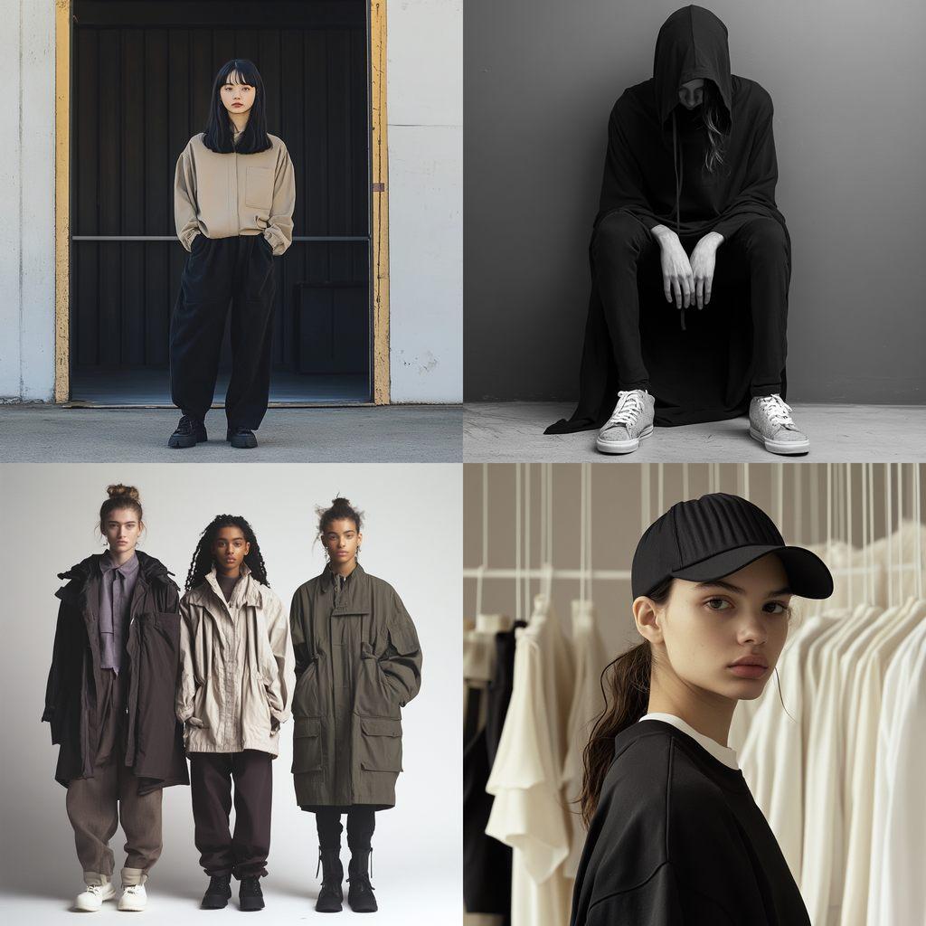 Normcore fashion style, Midjourney V6.1, render 1 of 4