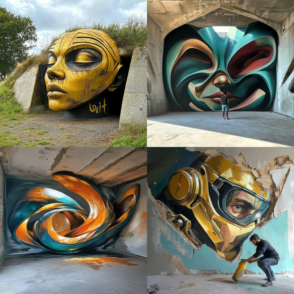 Odeith style, Midjourney V6.1, render 1 of 4