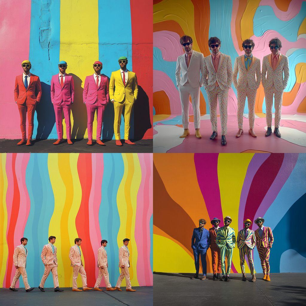 Ok go style, Midjourney V6.1, render 1 of 4