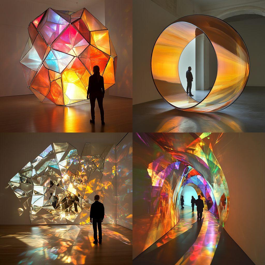 Olafur Eliasson style, Midjourney V6.1, render 1 of 4