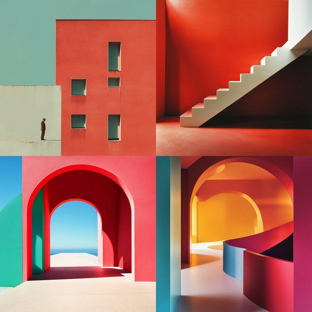 Olivier Mosset style, Midjourney V6.1, render 1 of 4