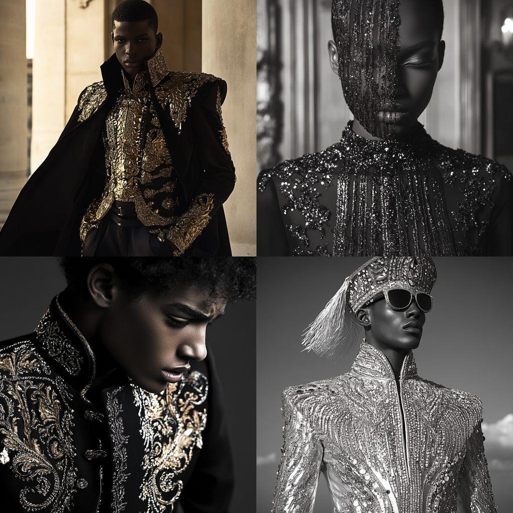 Olivier Rousteing style, Midjourney V6.1, render 1 of 4