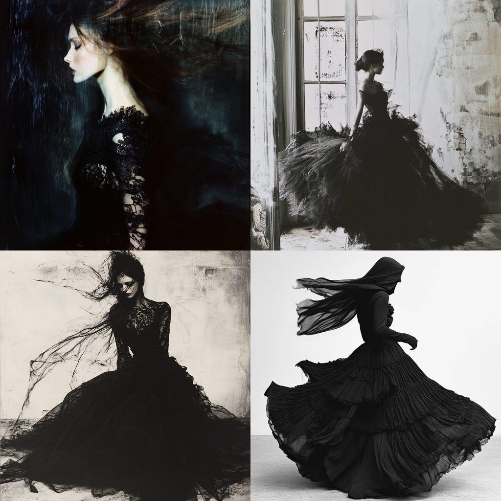 Olivier Theyskens style, Midjourney V6.1, render 1 of 4