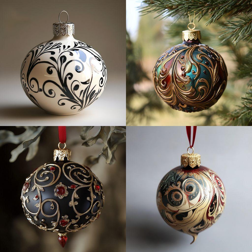 Ornament style, Midjourney V6.1, render 1 of 4