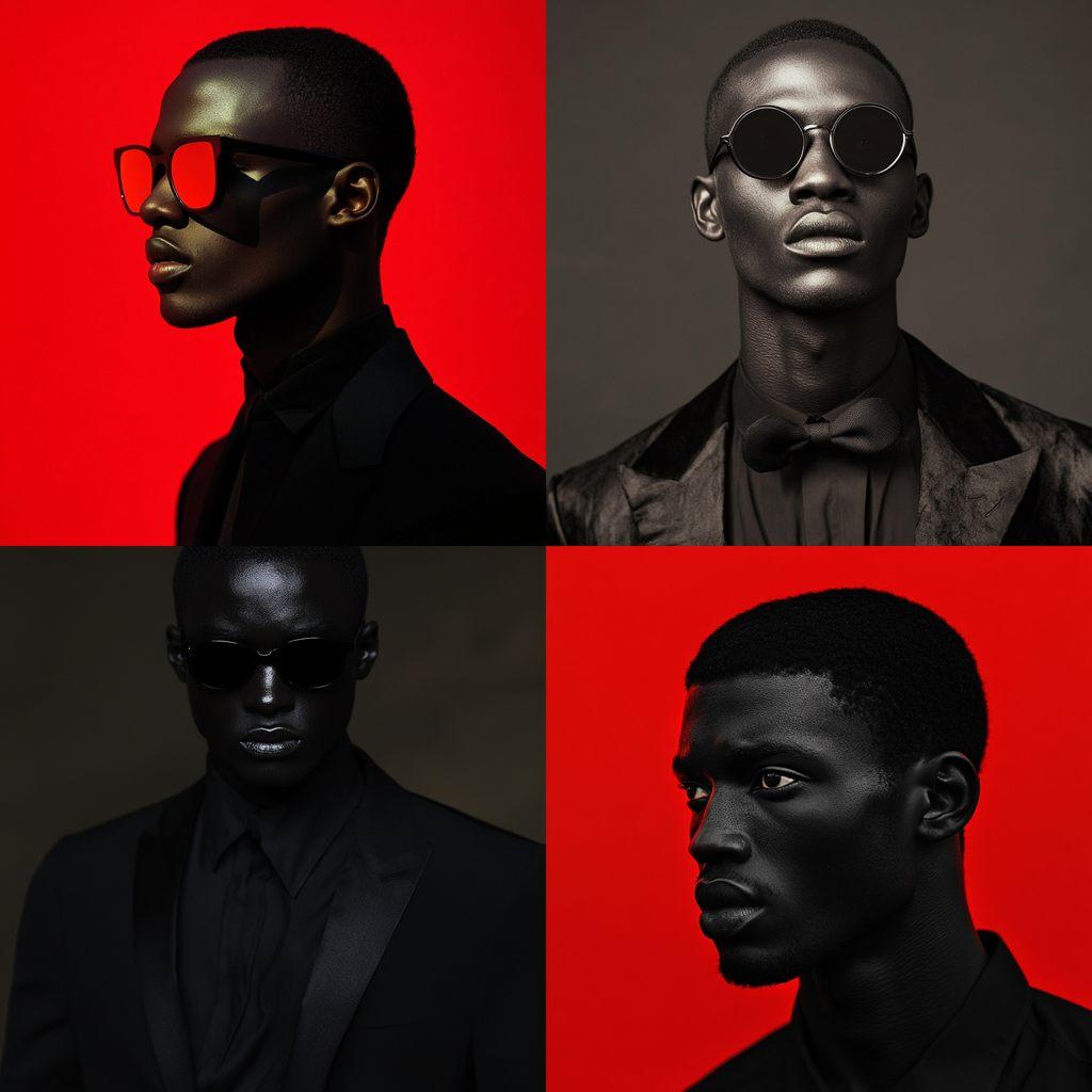 Ozwald Boateng style, Midjourney V6.1, render 1 of 4