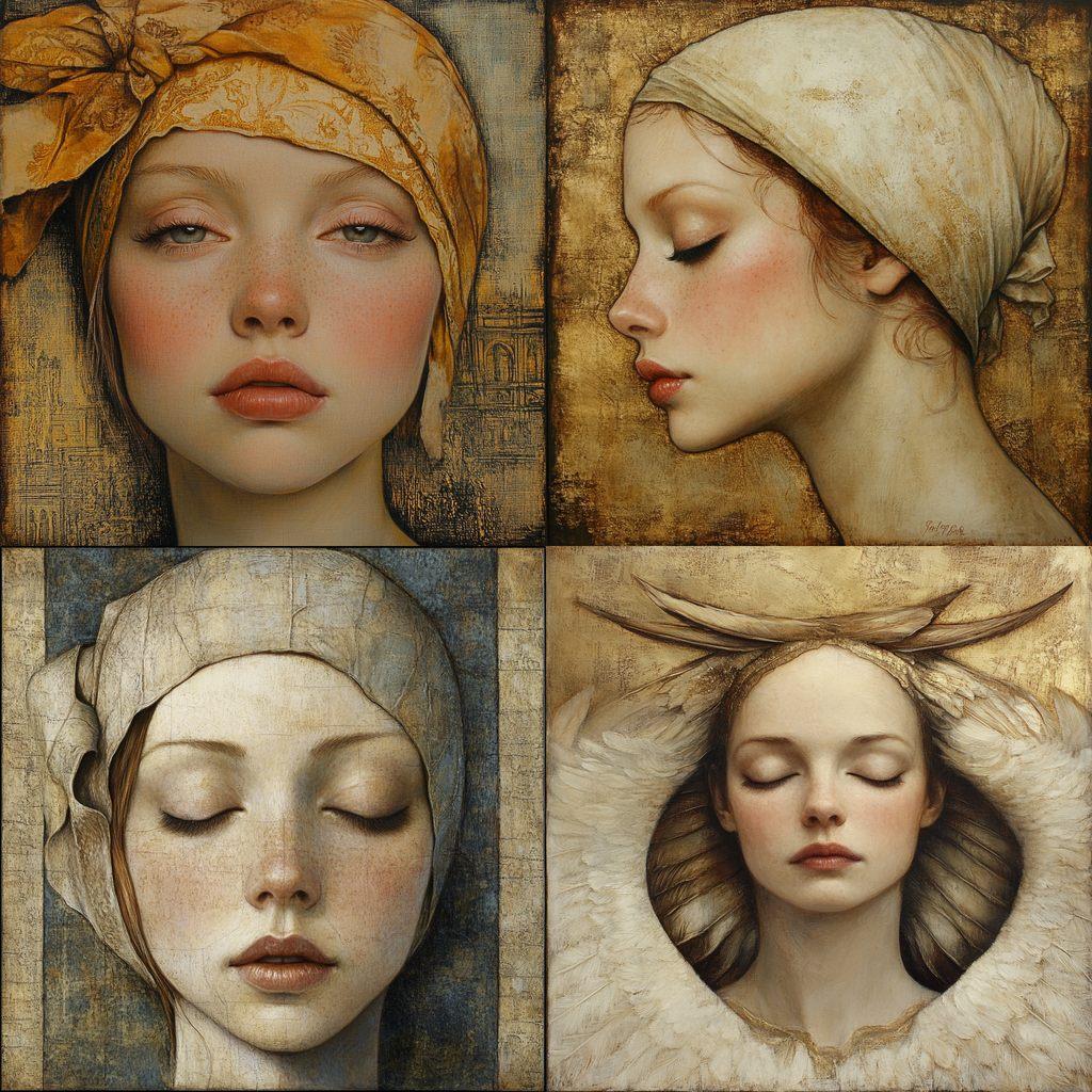 Pam Hawkes style, Midjourney V6.1, render 1 of 4