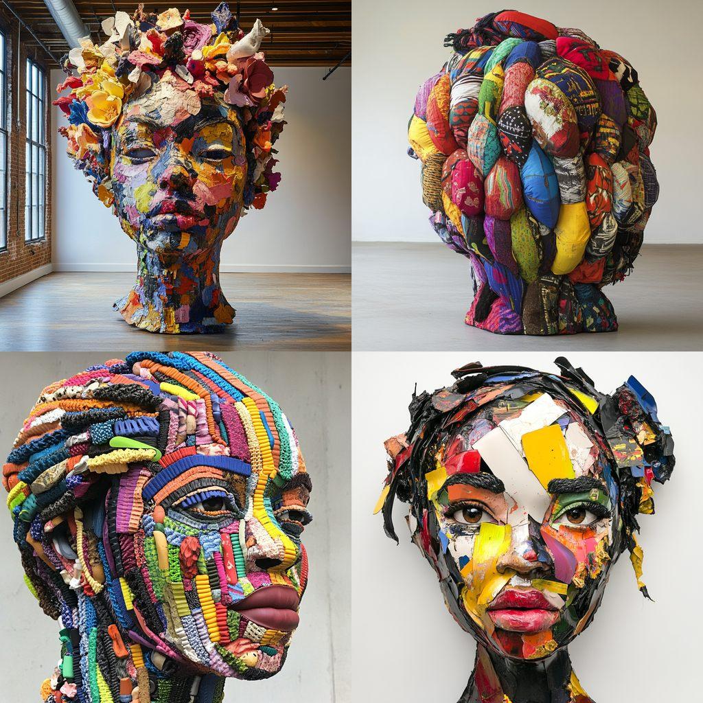 Pascale Marthine Tayou style, Midjourney V6.1, render 1 of 4
