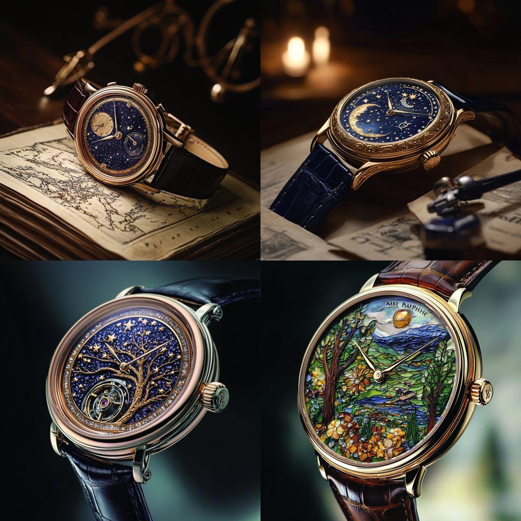 Patek Philippe style, Midjourney V6.1, render 1 of 4