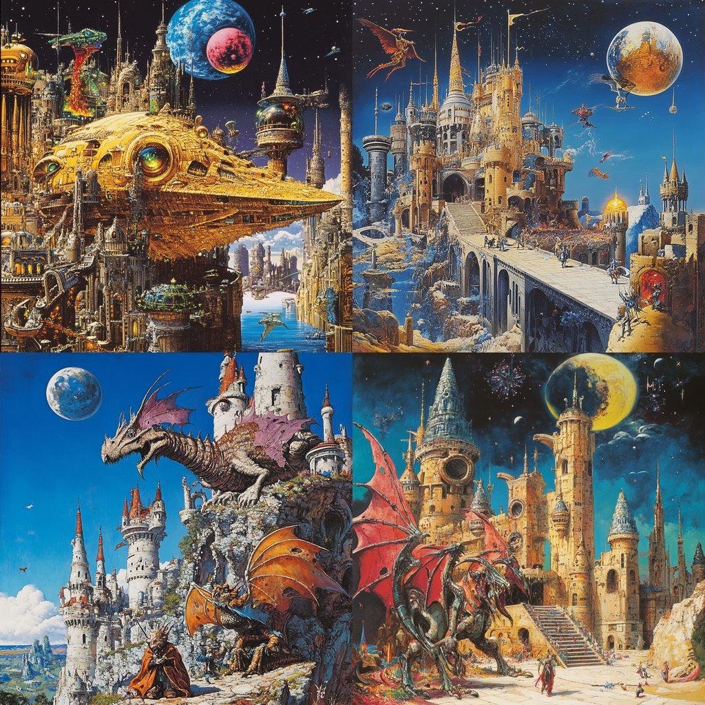 Patrick Woodroffe style, Midjourney V6.1, render 1 of 4