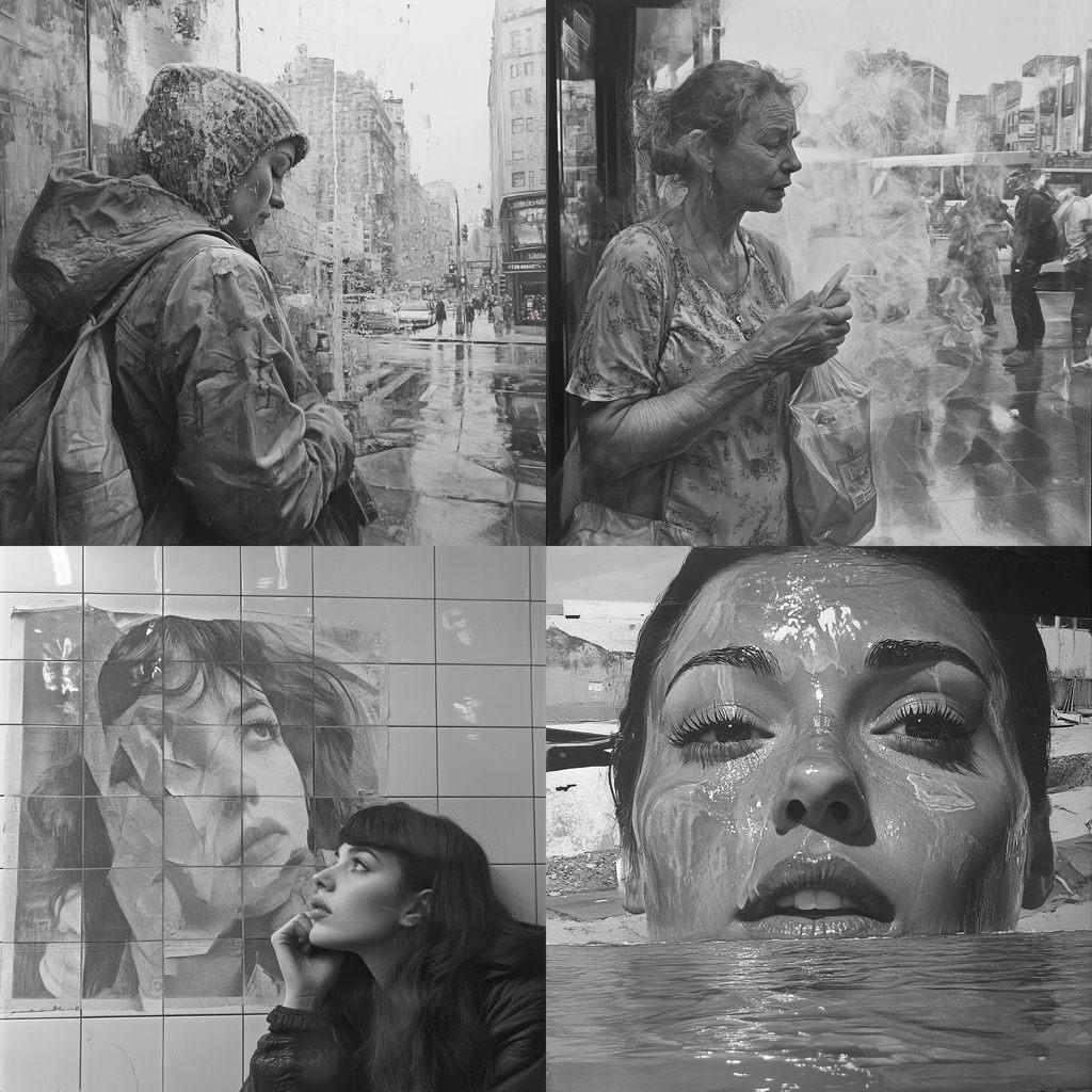 Paul Cadden style, Midjourney V6.1, render 1 of 4