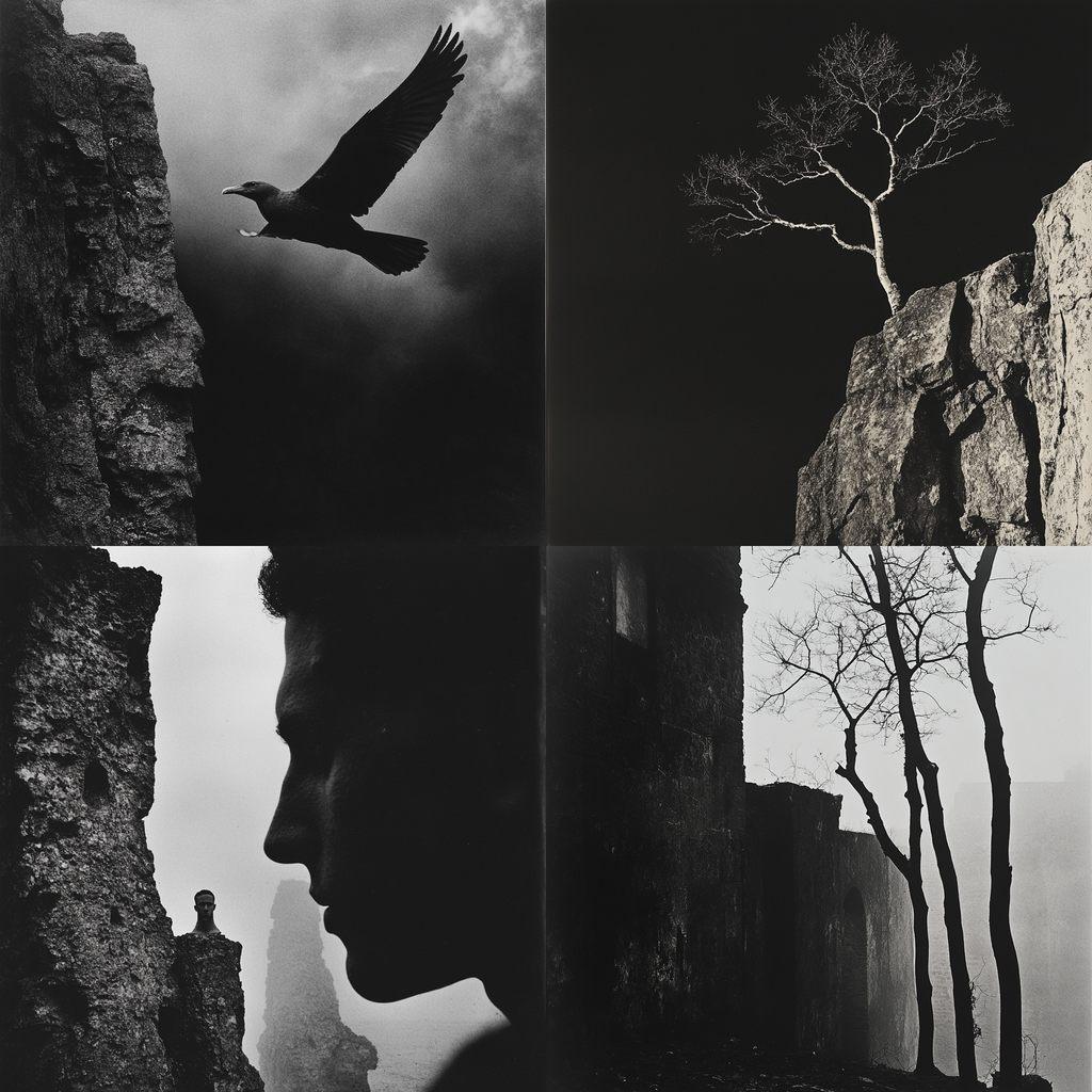 Paul Caponigro style, Midjourney V6.1, render 1 of 4