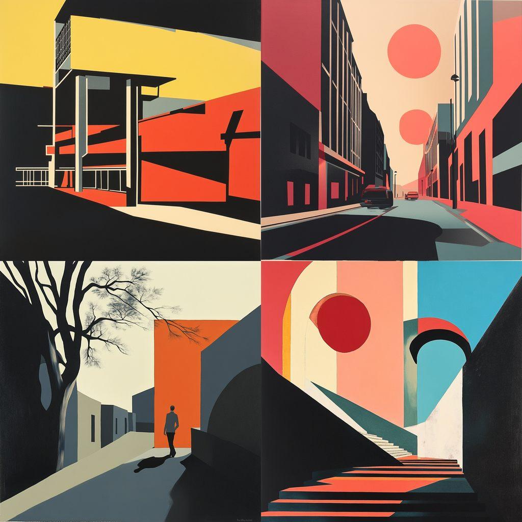 Paul Catherall style, Midjourney V6.1, render 1 of 4