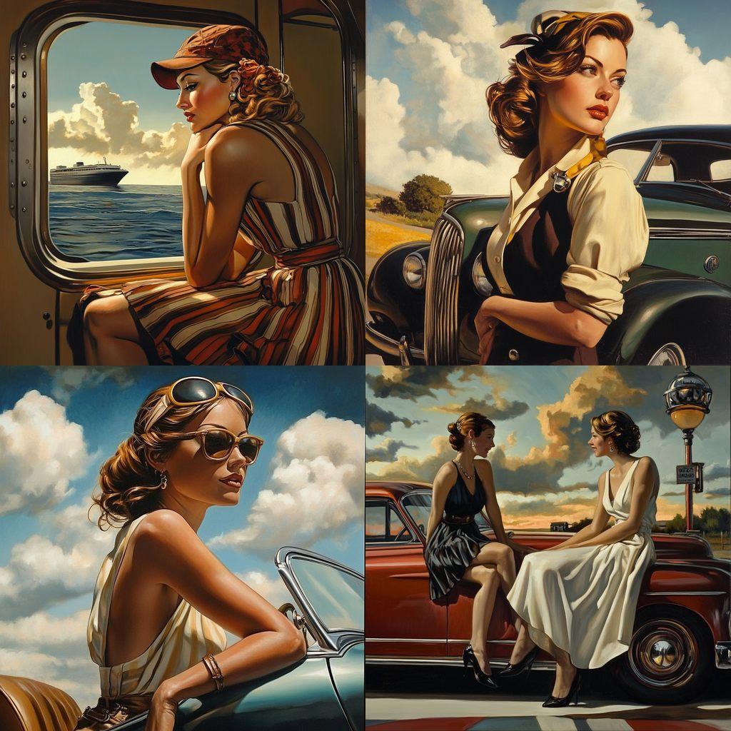Peregrine Heathcote style, Midjourney V6.1, render 1 of 4