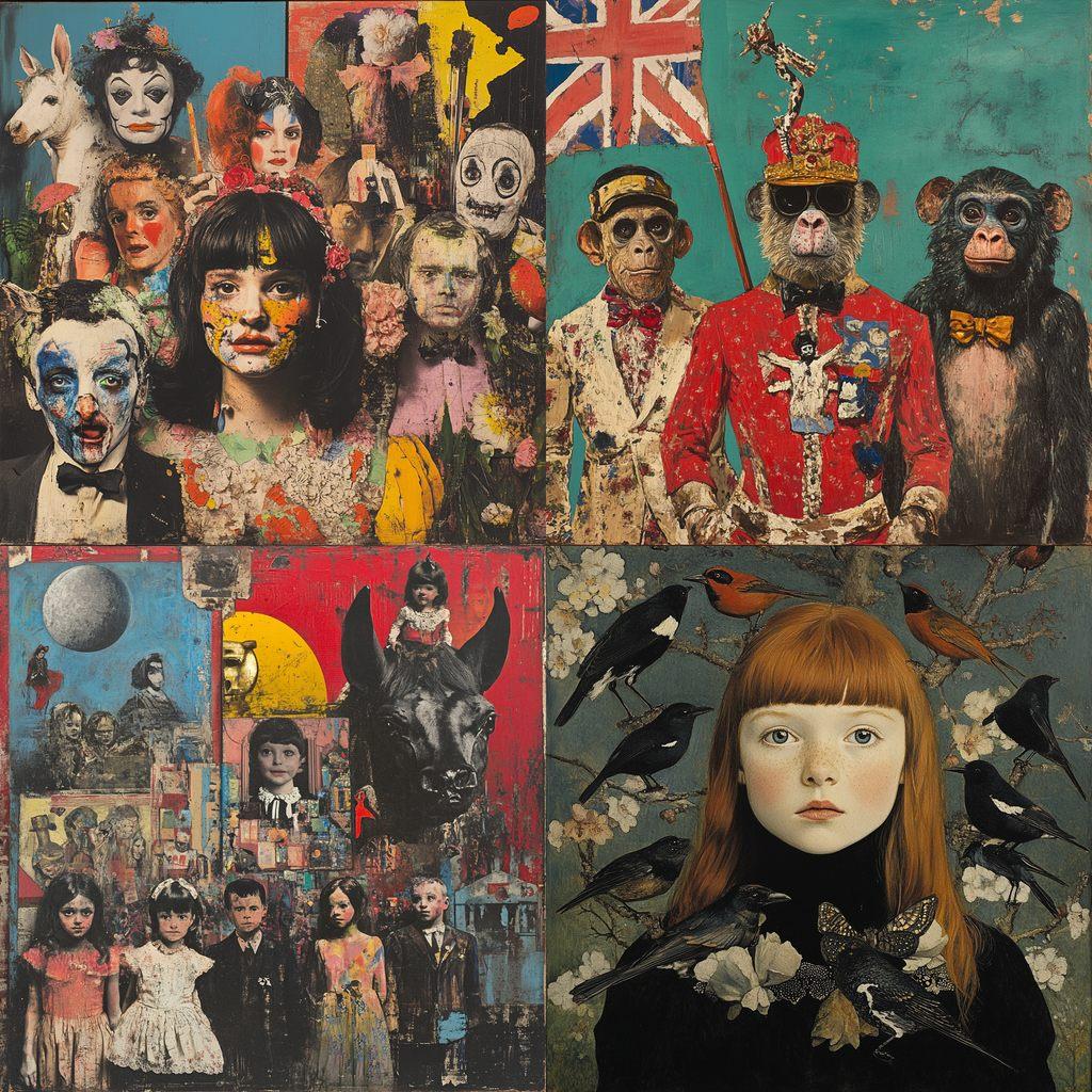 Peter Blake style, Midjourney V6.1, render 1 of 4
