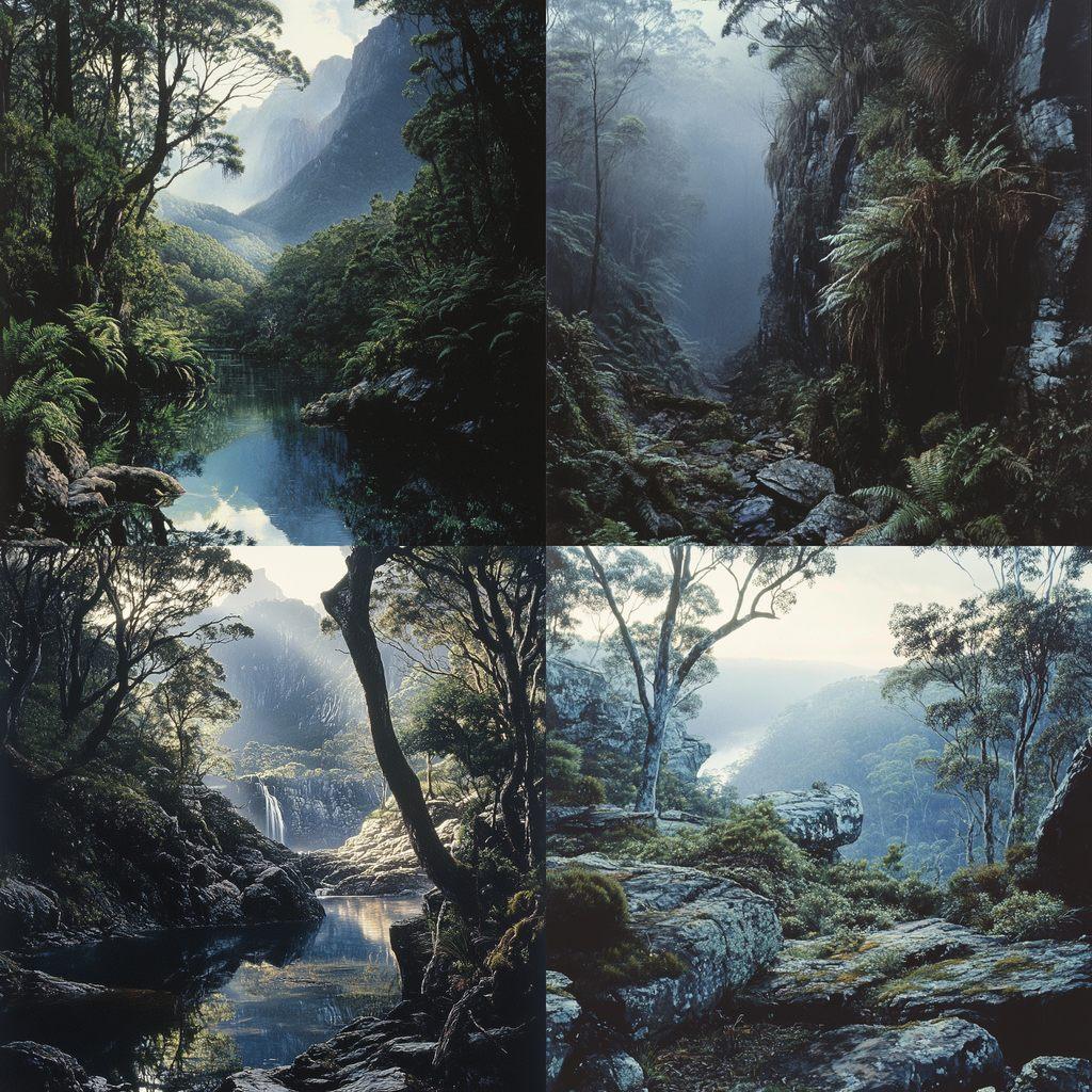 Peter Dombrovskis style, Midjourney V6.1, render 1 of 4