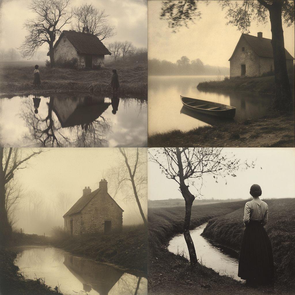 Peter Henry Emerson style, Midjourney V6.1, render 1 of 4