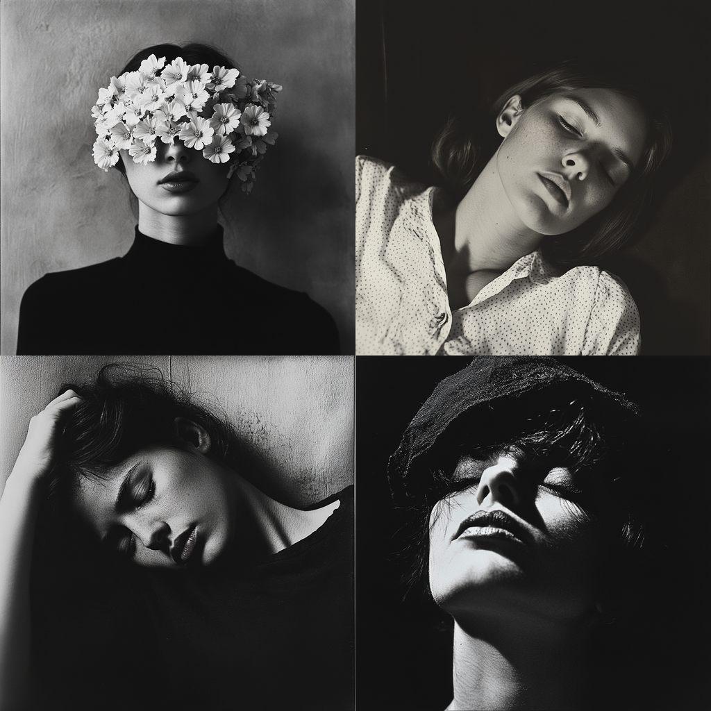 Peter Hujar style, Midjourney V6.1, render 1 of 4